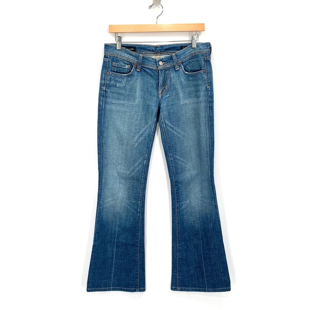 Citizens of Humanity Ingrid Low Waist Flared Leg Stretch Denim Jeans Size 28